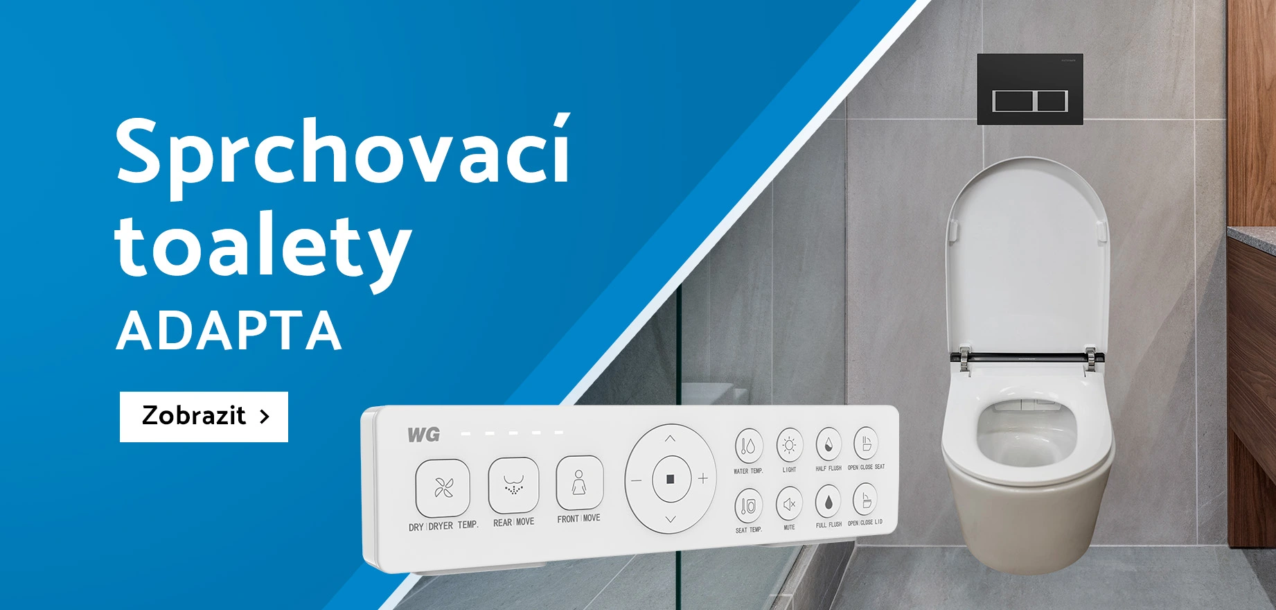 Sprchovací toalety ADAPTA